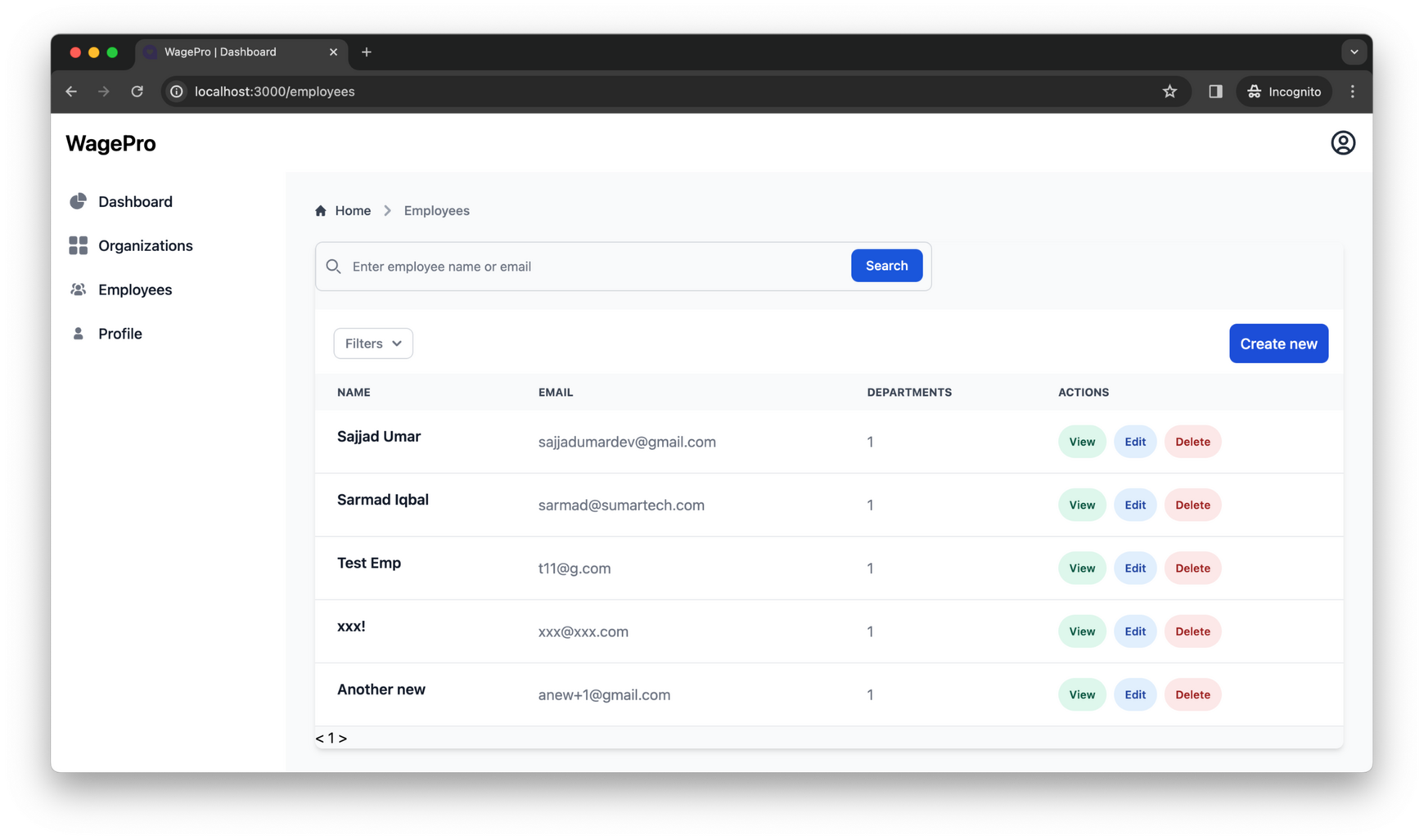 WagePro helps you manage all your employees at one place.